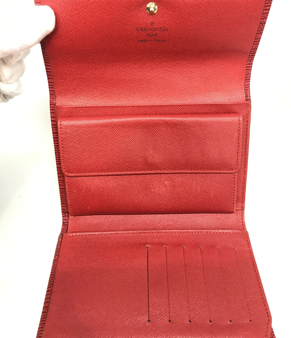 Louis Vuitton fold Tri Portefeuille Papier Wallet Etui Epi Tresor